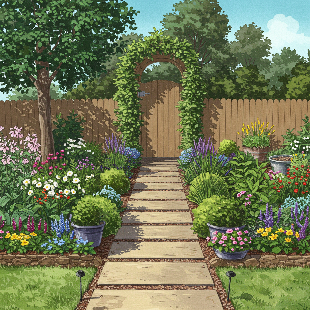 2. Create a Themed Garden