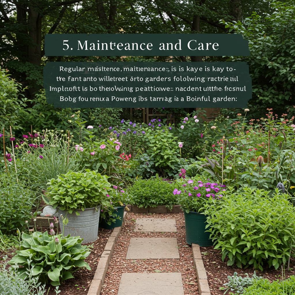 5. Maintenance and Care