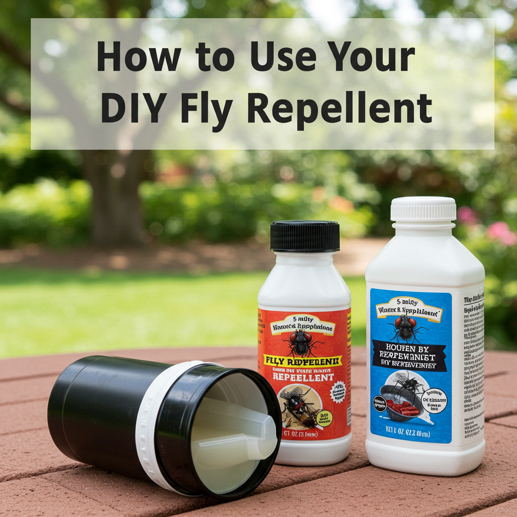How to Use Your DIY Fly Repellent