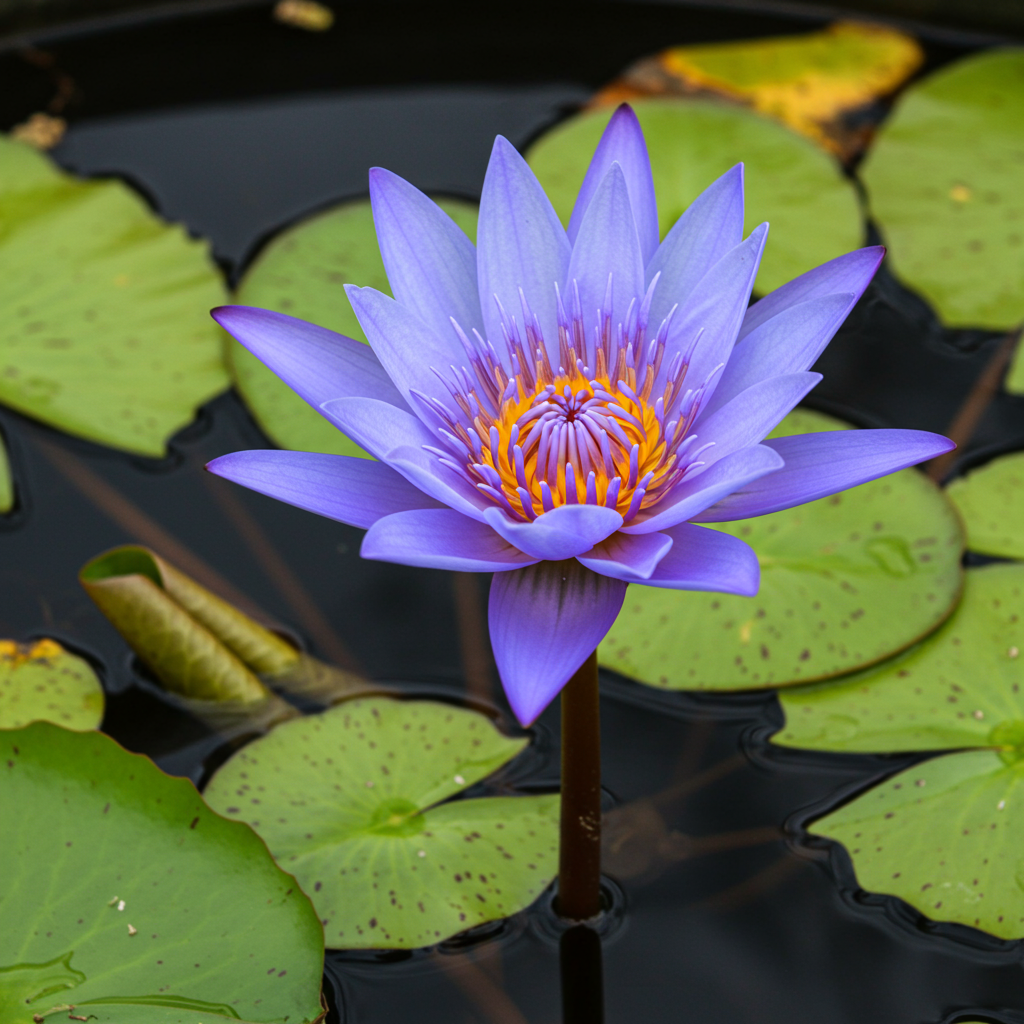 1. Blue Lotus (Nymphaea caerulea)