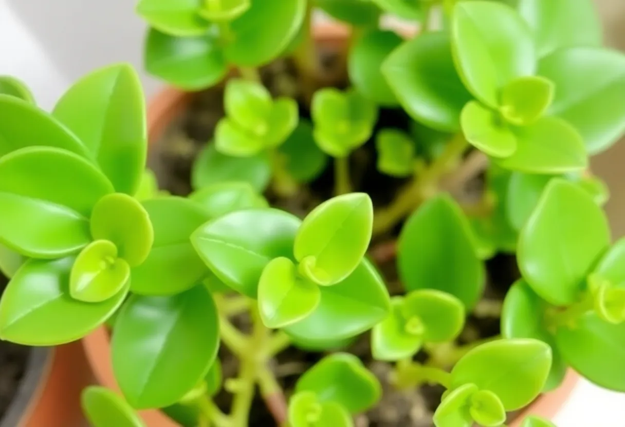 10. Baby Rubber Plant (Peperomia obtusifolia)