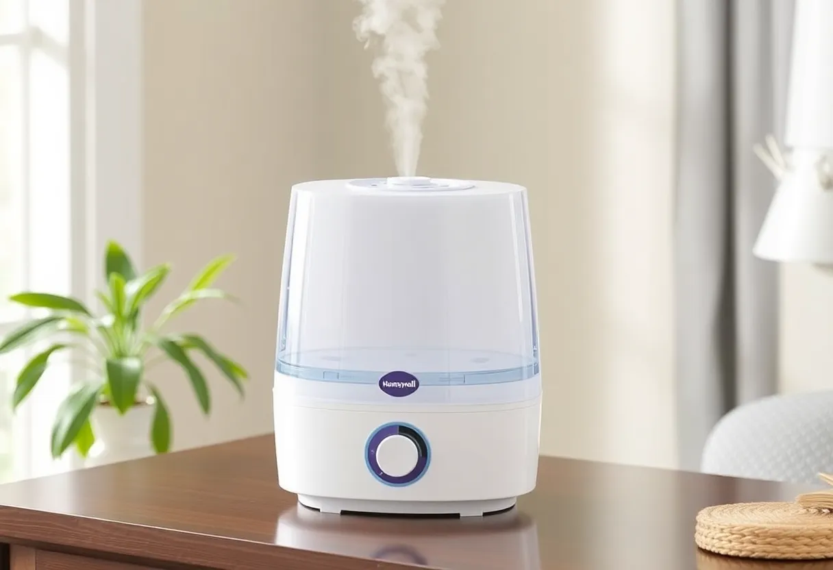 2. Honeywell HCM350W Germ-Free Cool Mist Humidifier