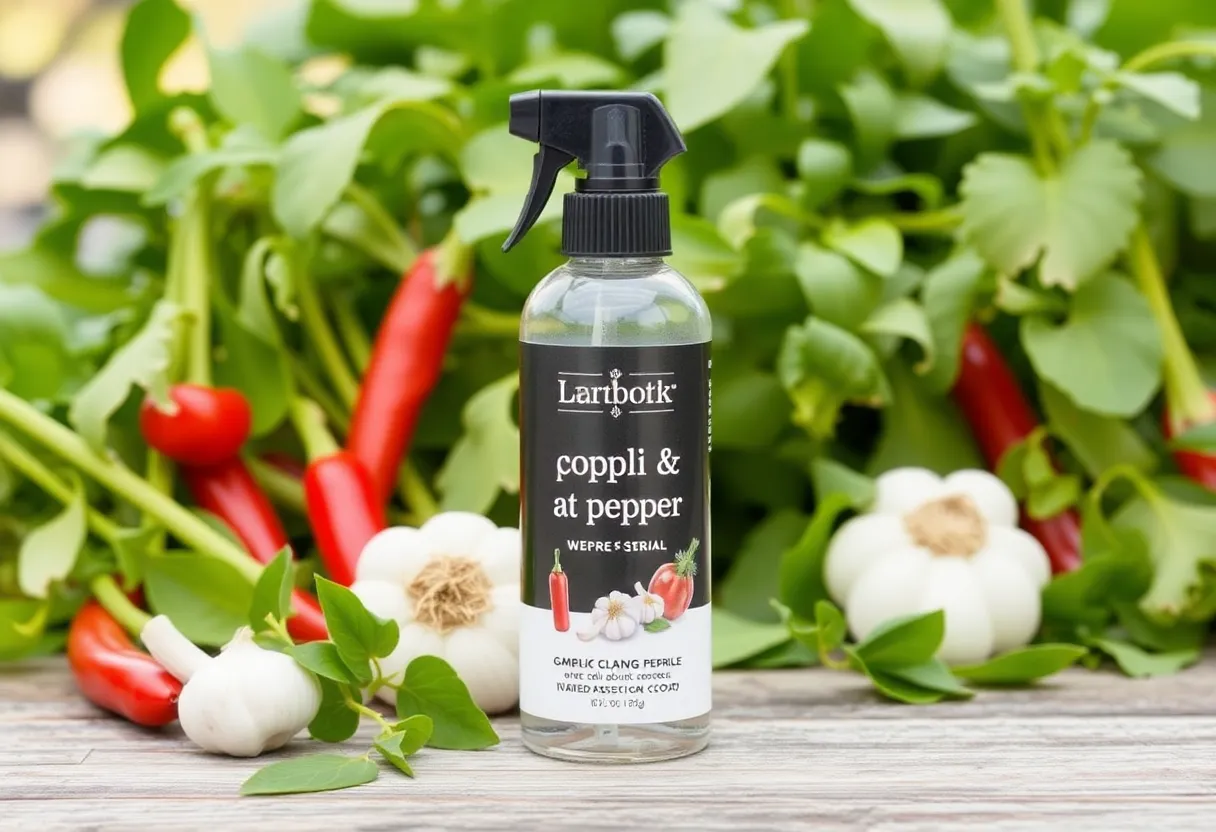 3. Garlic and Pepper Spray