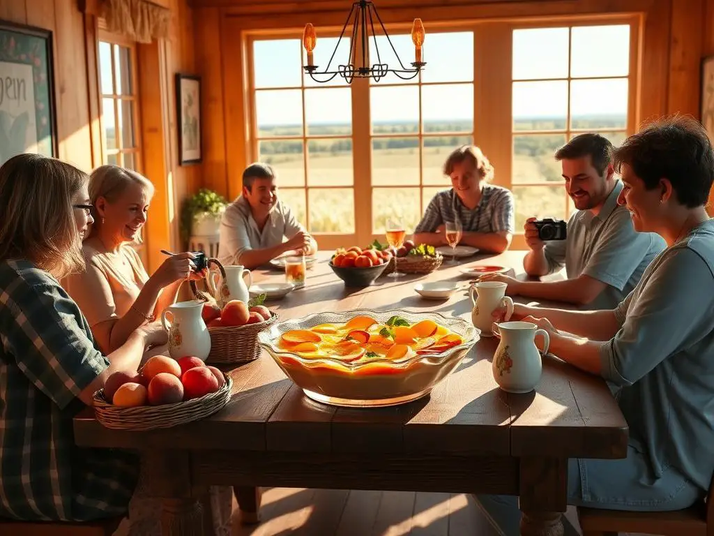 Peach Pudding and Farm-to-Table Movement