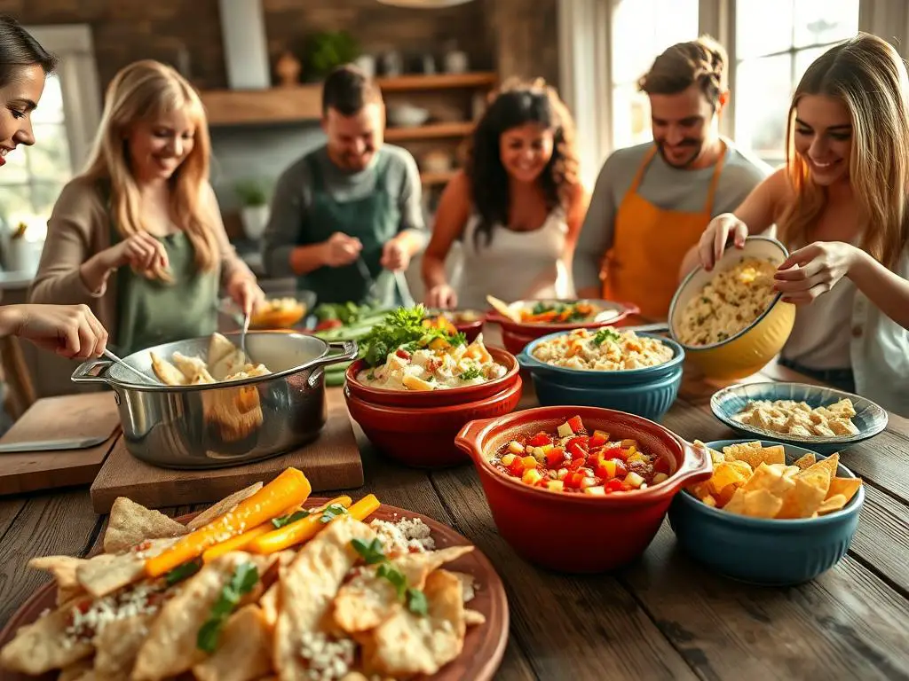 Delicious Variations of Creamy Cheesy Chicken Alfredo Dip
