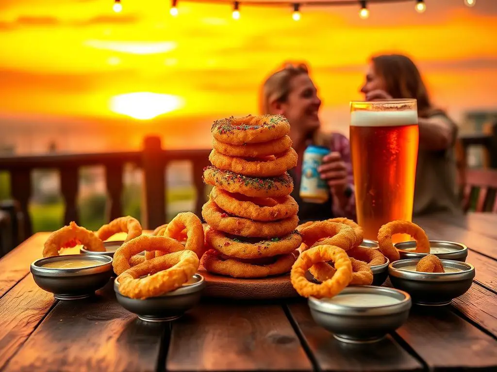 Creative Serving Ideas with Beer-Battered Onion Rings