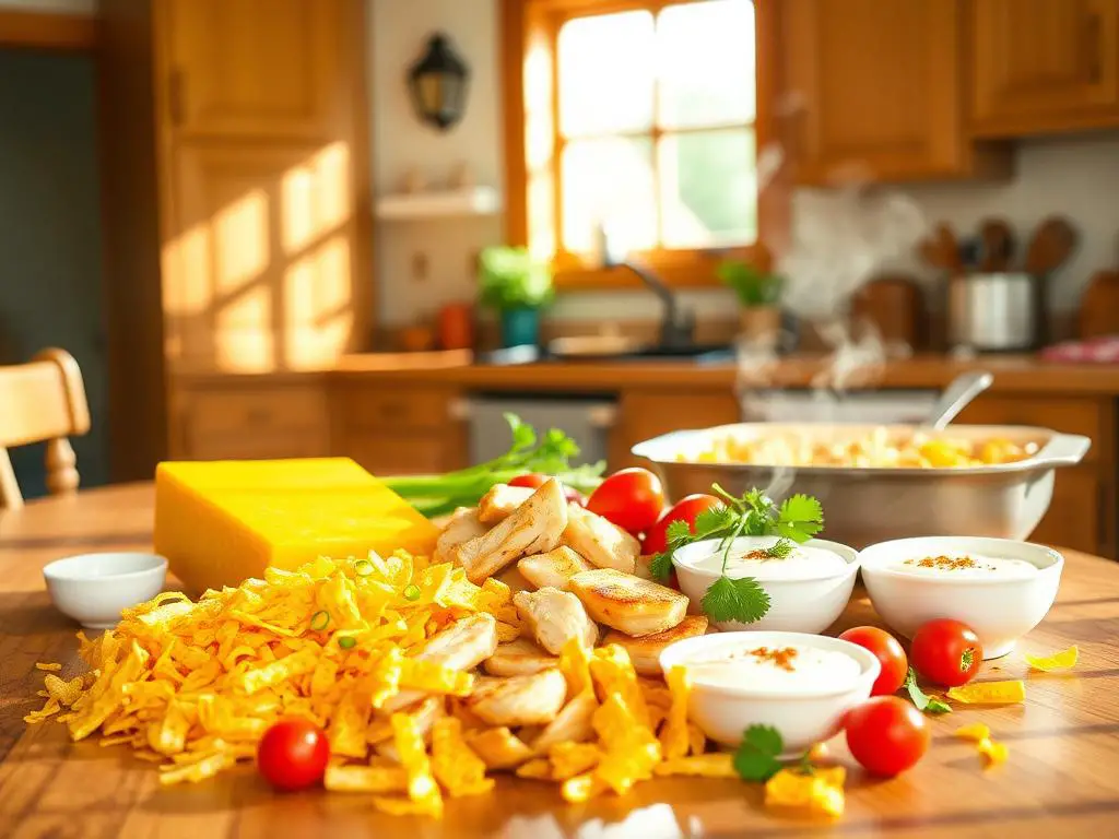 Key Ingredients for Cheesy Doritos Chicken Casserole