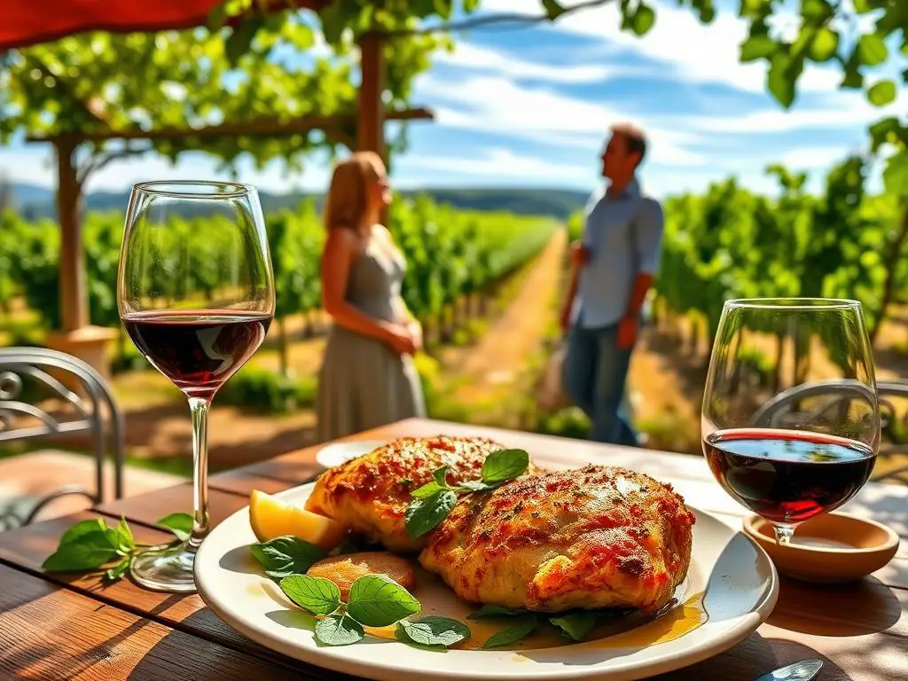 Pairing Wine with Parmesan Baked Chicken
