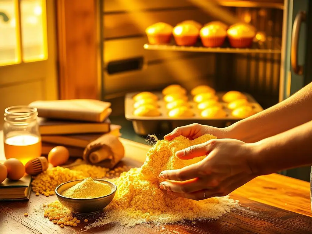 A Simple Recipe for Fluffy Cornbread Muffins