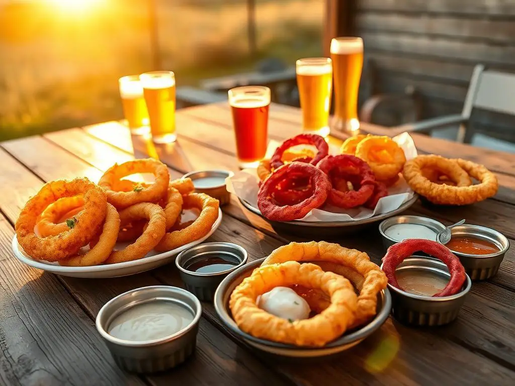 Variations on Beer-Battered Onion Rings