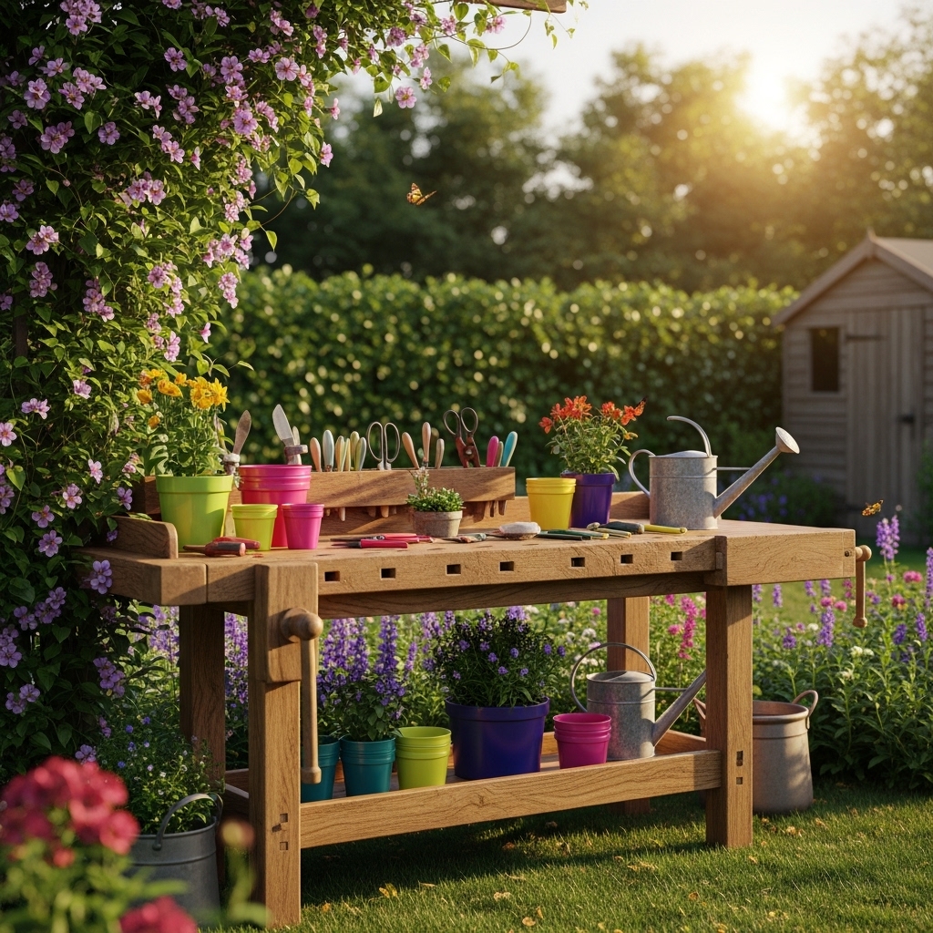 Enhance Your Space with a Garden Workbench