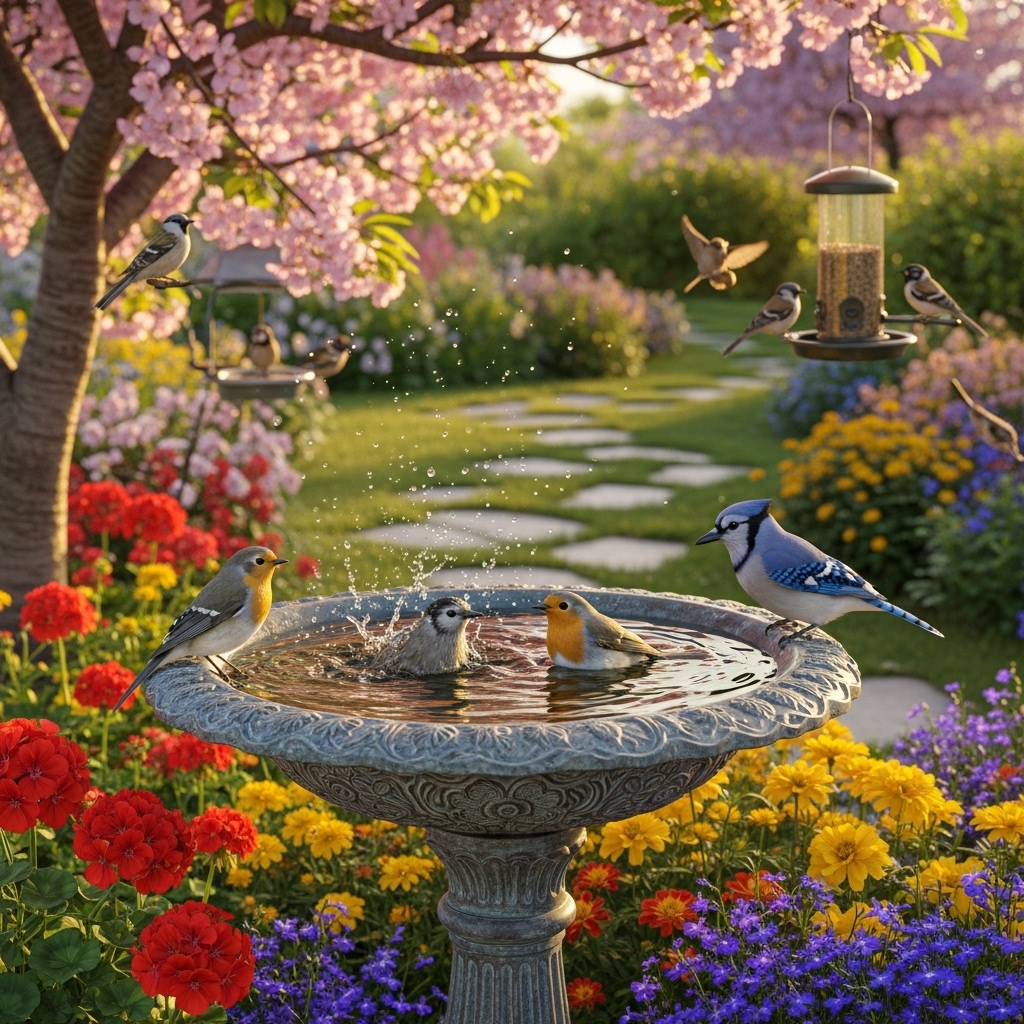 Maintaining Your Birdbath