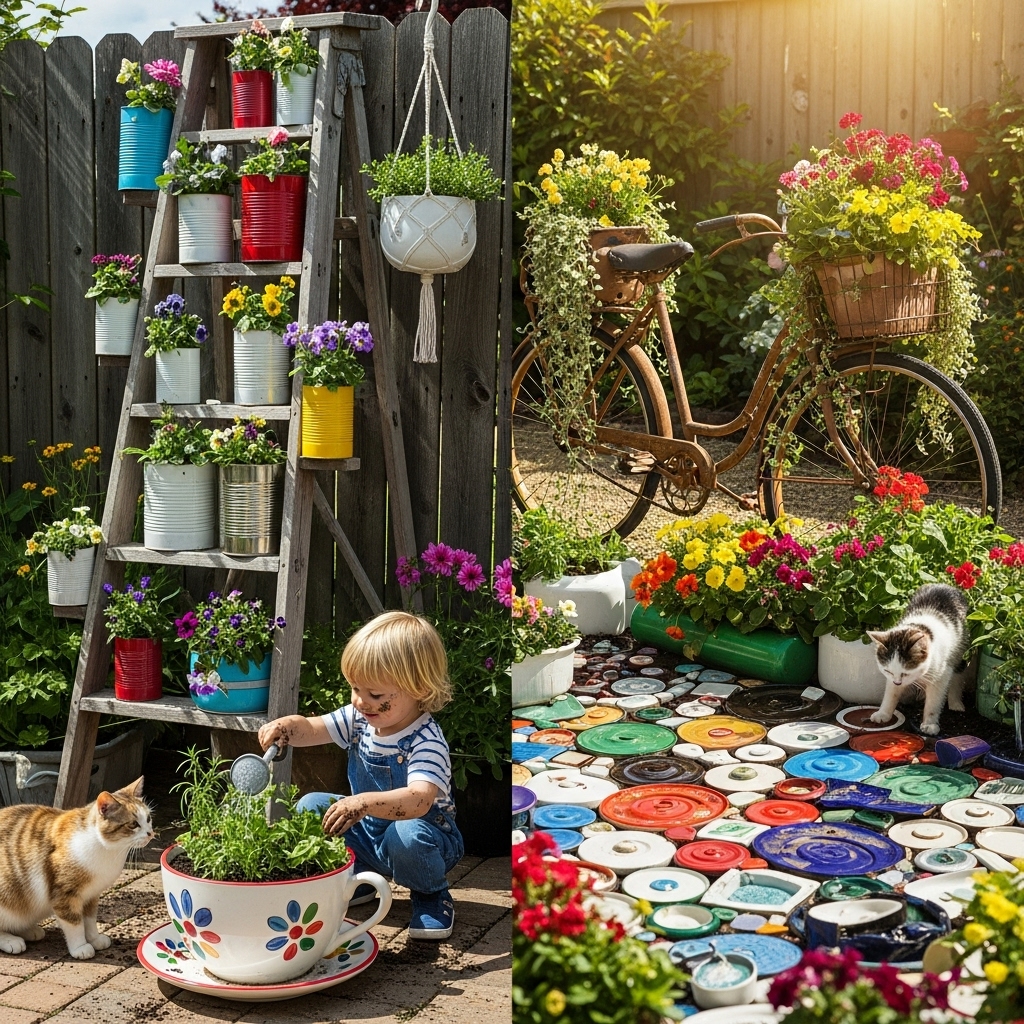 More Upcycling Ideas for Unique Planters