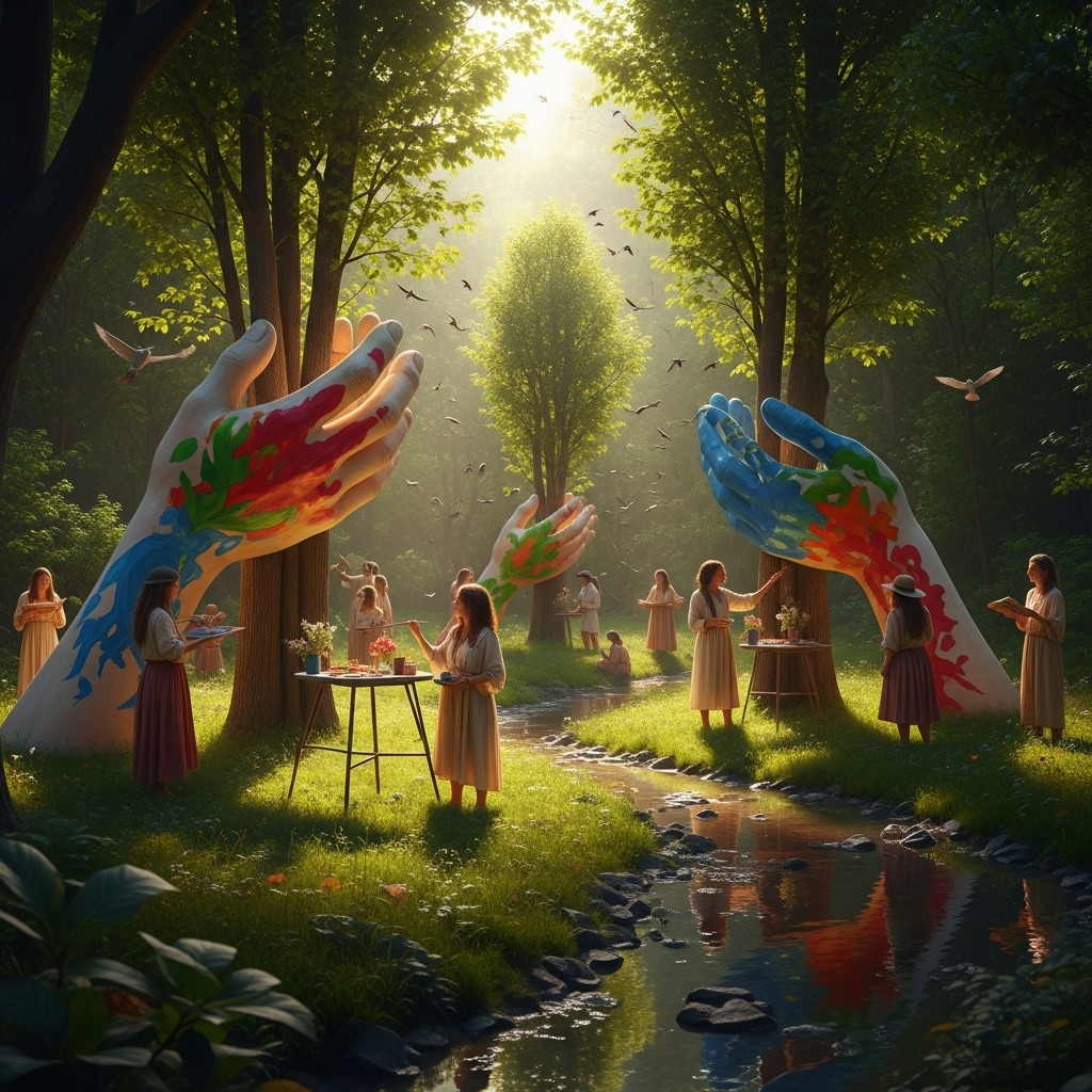 Exploring the Essence of Human-Nature Connection Through Art