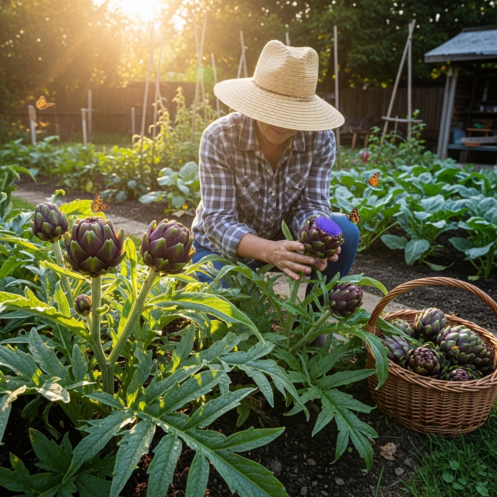 Harvesting Your Artichokes