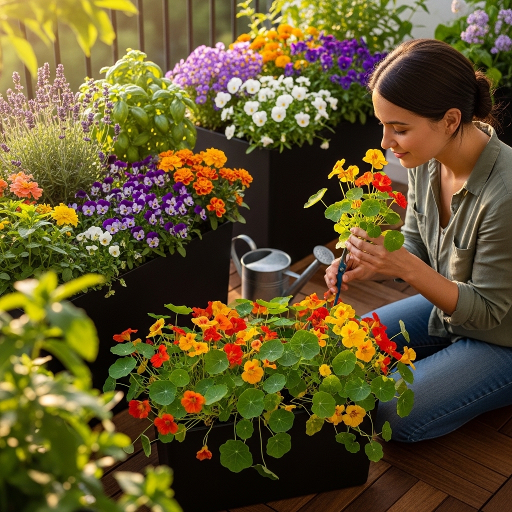 Exploring Edible Flowers in Container Gardening