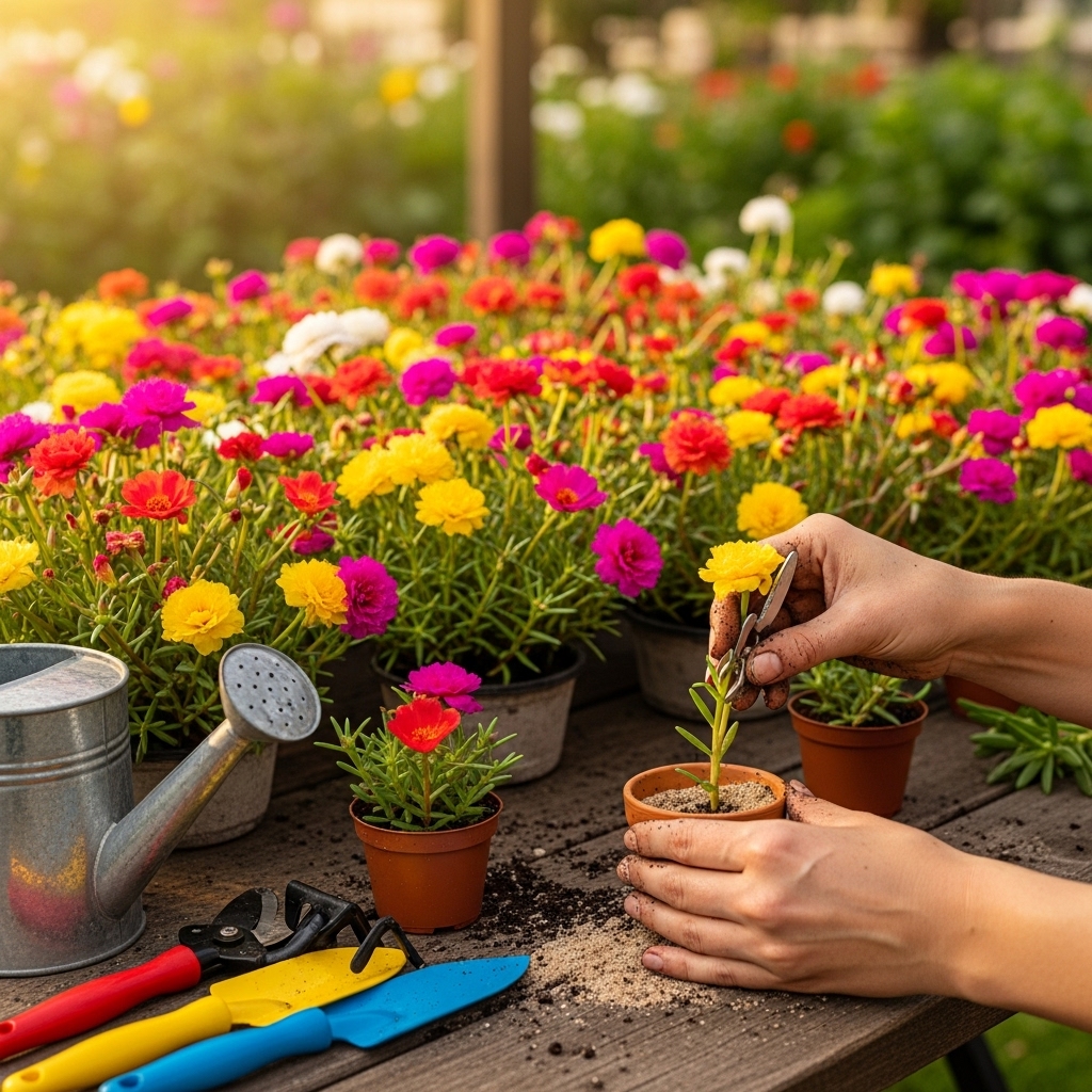Propagation Techniques for Portulaca