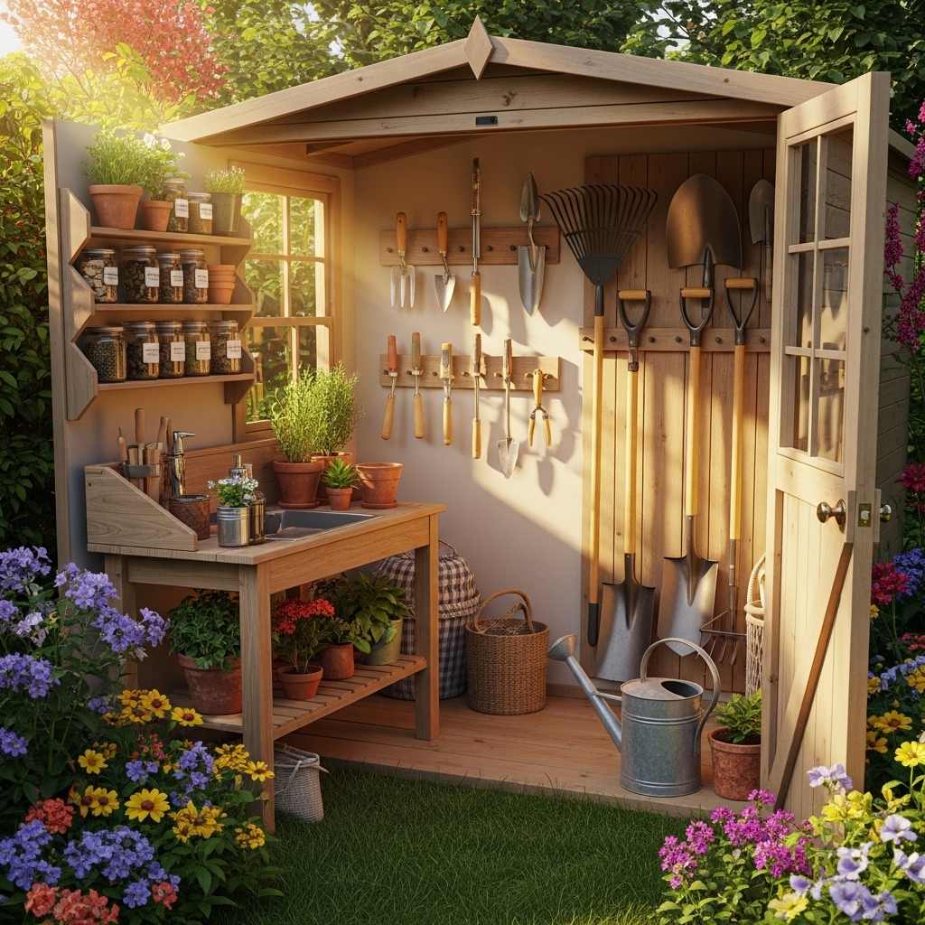 Incorporating Gardening Tools into Your Shed Design