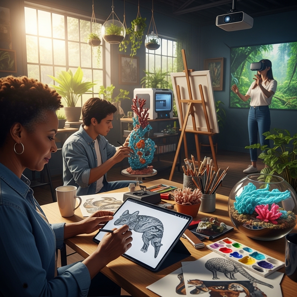 The Influence of Technology on Conservation Art