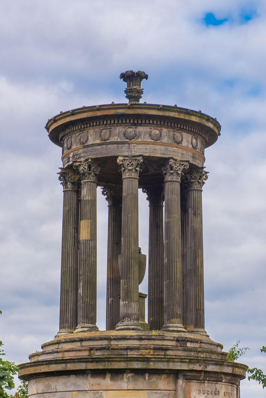 dugald stewart monument edinburgh hill monument dugald scotland stewart architecture landmark heritage old structure philosopher pillar edinburgh edinburgh edinburgh edinburgh edinburgh