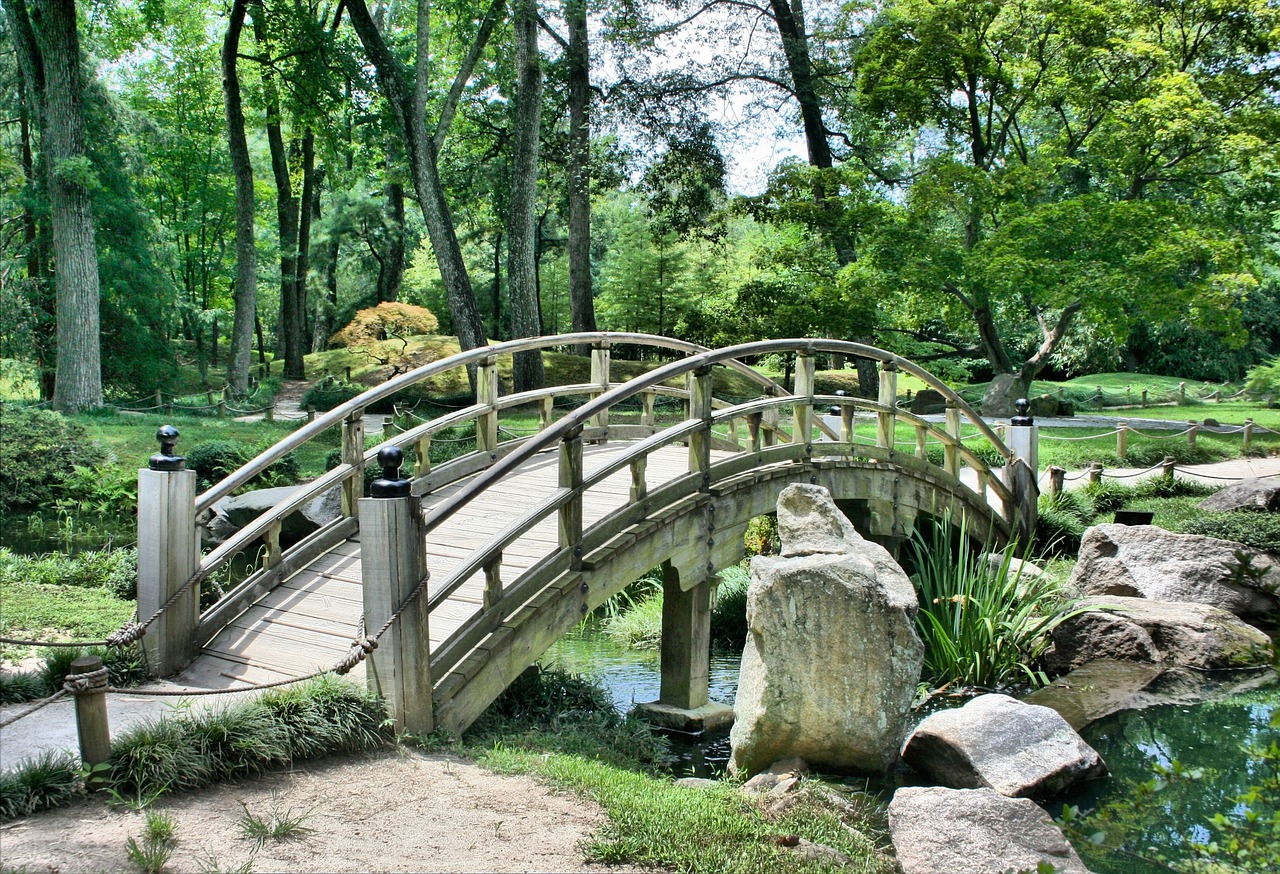 bridge park garden japanese garden path walkway scenery nature bridge park garden garden garden nature nature nature nature nature
