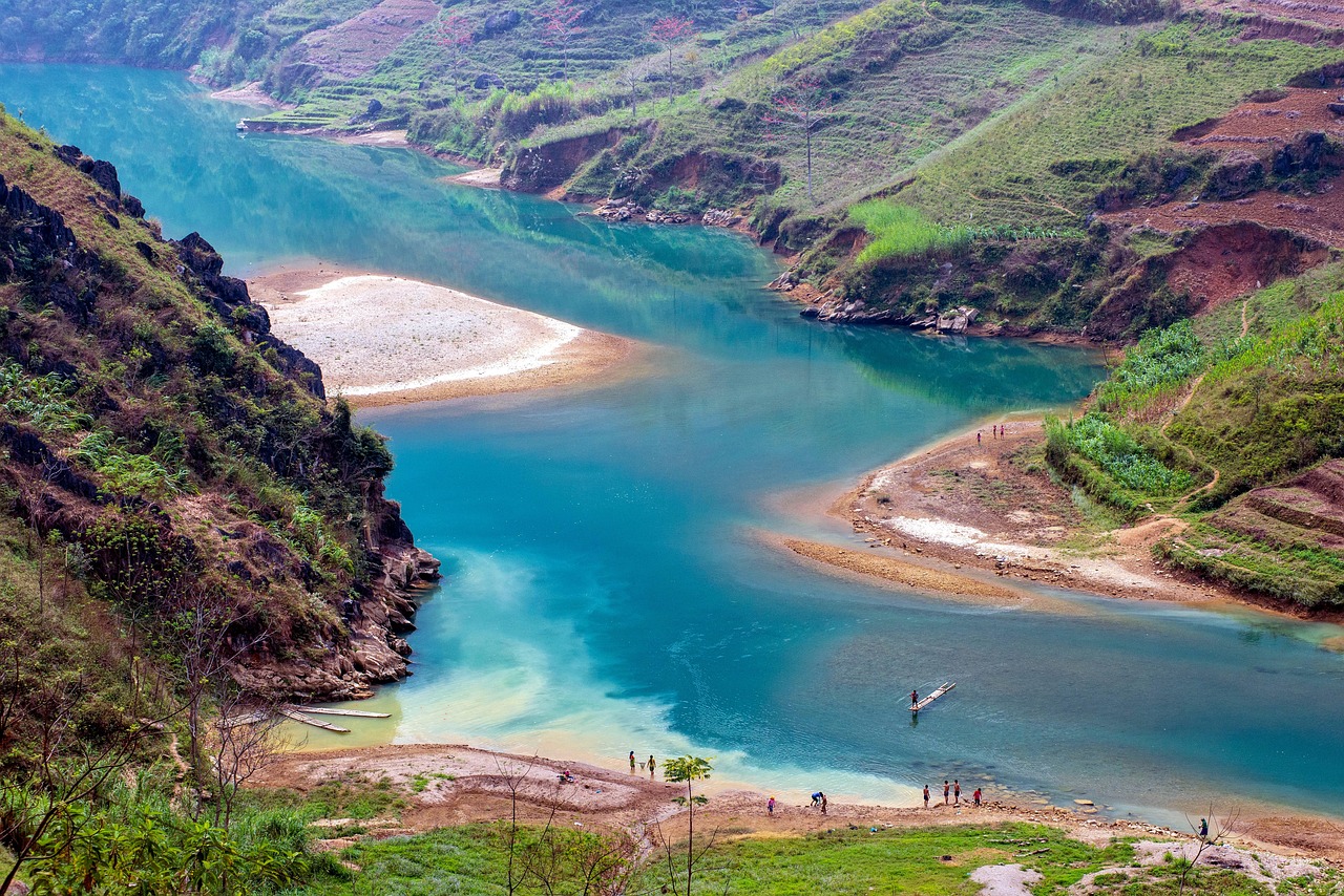 mountains river valley community native ethnic altitude hmong idyllic culture nature asia river river river river river valley valley native asia