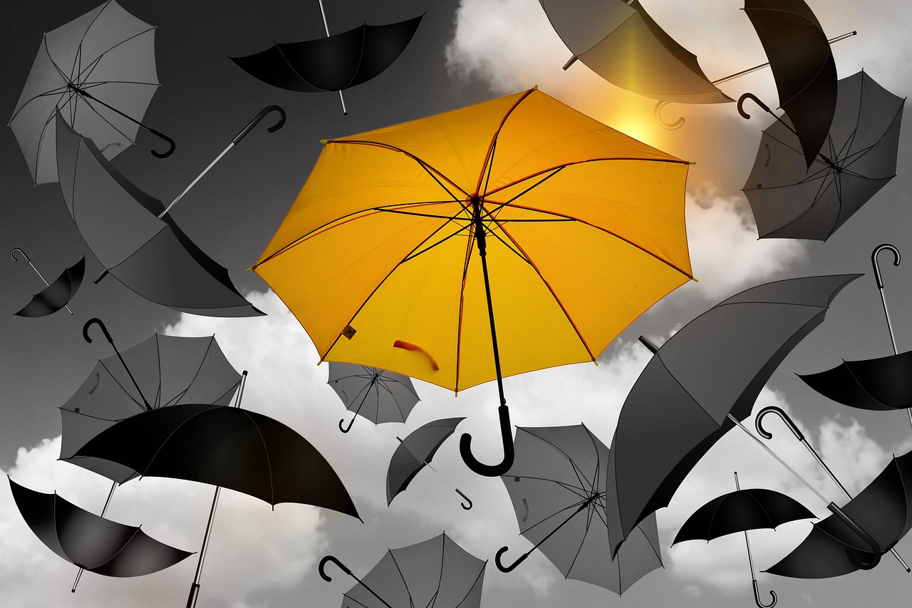 umbrella  yellow  black  white  selection  especially  special feature  one of a kind  faith  uniqueness  individuality  excellent  unique  colour  the atmosphere  mood  attitude to life  whirl  mixed up  ease  multicoloured  coloured  flying  wind  together  pleasure  lust for life  diversity  lots  umbrella  umbrella  umbrella  unique  unique  unique  unique  unique  diversity