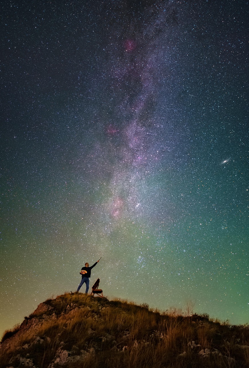 stars night starry sky milky way art paint creative milky way creative creative creative creative creative