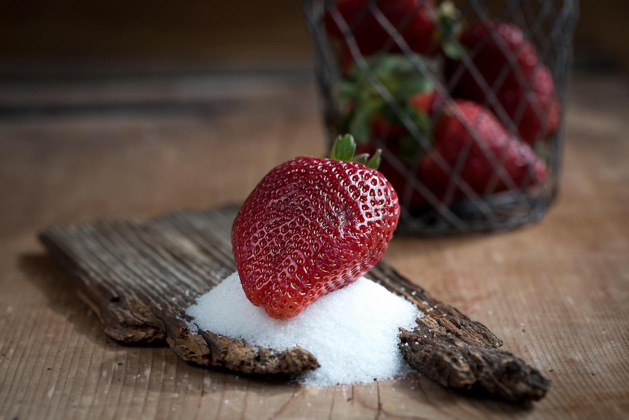 strawberry sugar food fruit berry red fruit natural organic ripe sweet tasty strawberry sugar sugar sugar sugar sugar