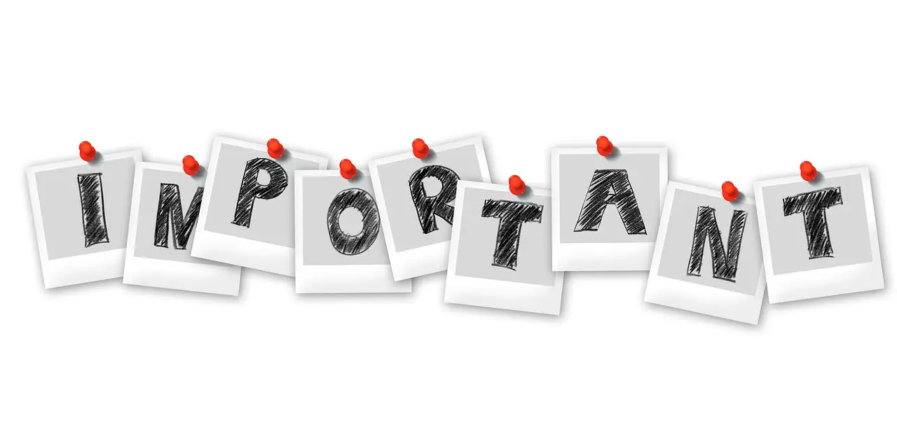 important polaroid imprint a notice attention information meaning significant weighty essential substantial relevant important important important important important attention