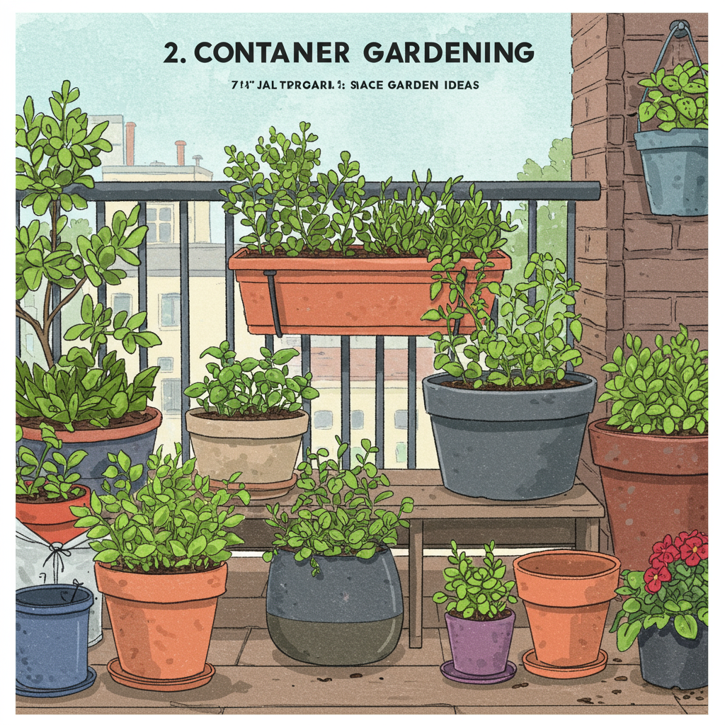 2. Container Gardening