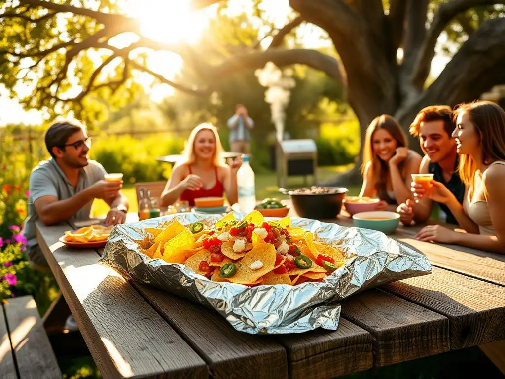What Are Tin Foil Packet Nachos?
