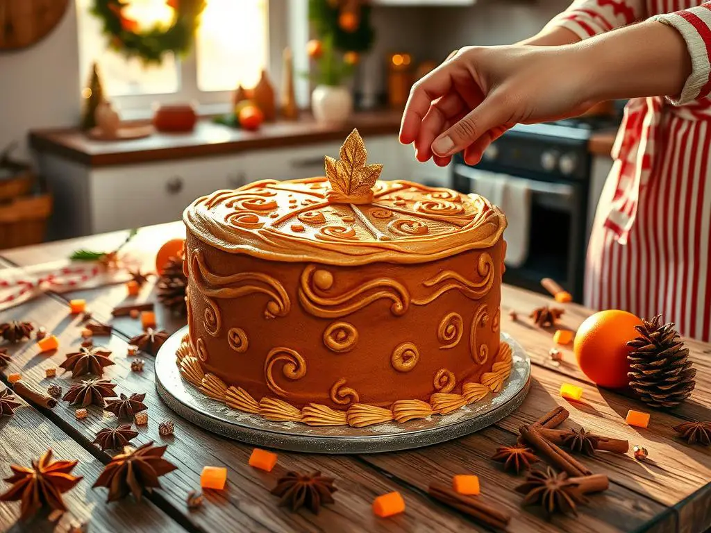 Decorating Your Gingerbread Cake