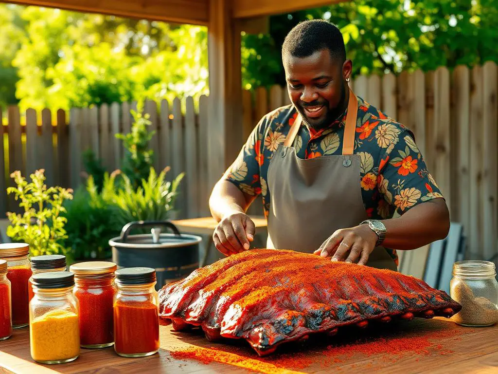 Preparing the Ribs