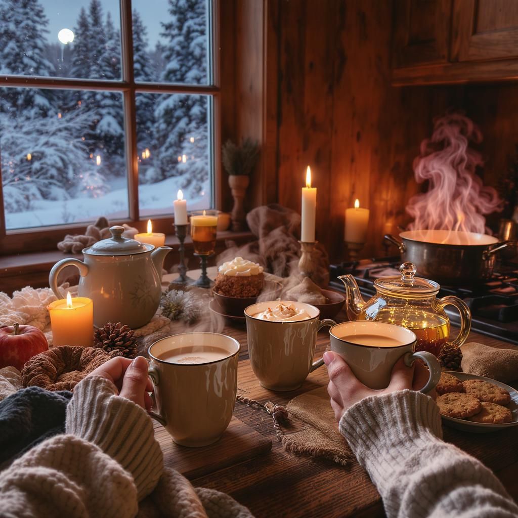 Crafting Cozy Beverages for Cold Nights