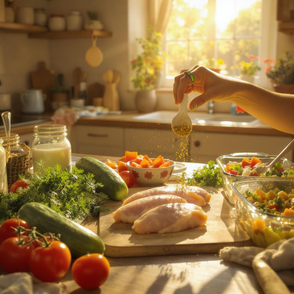 Customizing the Dump-and-Bake Chicken Tzatziki Casserole