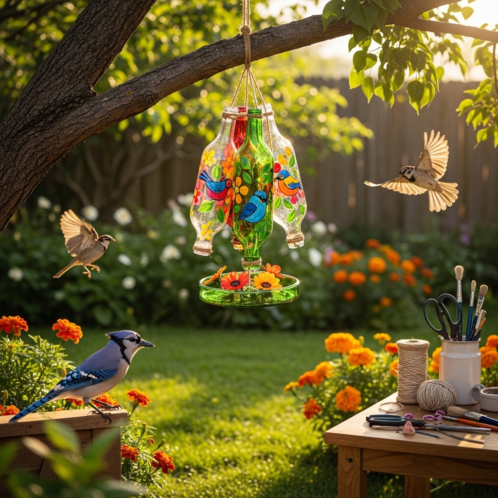 Designing a Bottle Bird Feeder