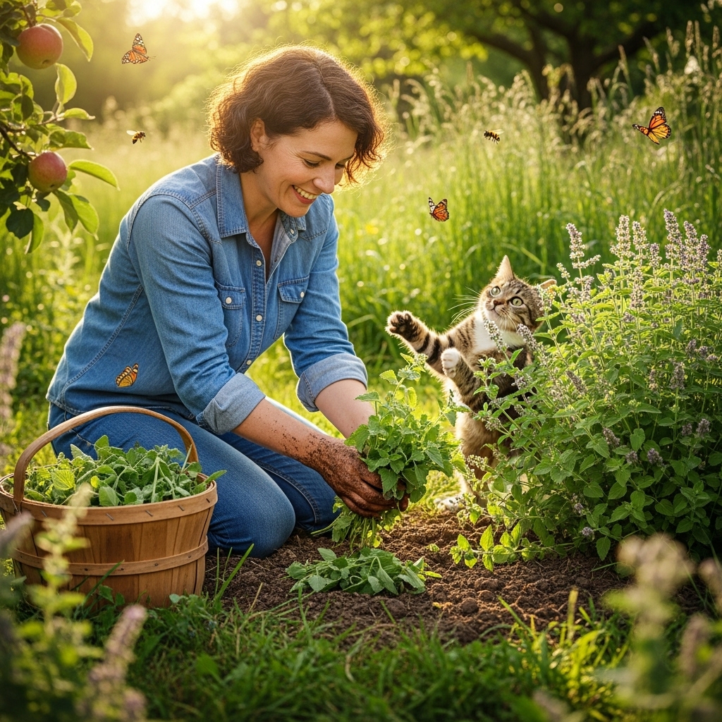 Using Catnip: Enjoying the Fruits of My Labor
