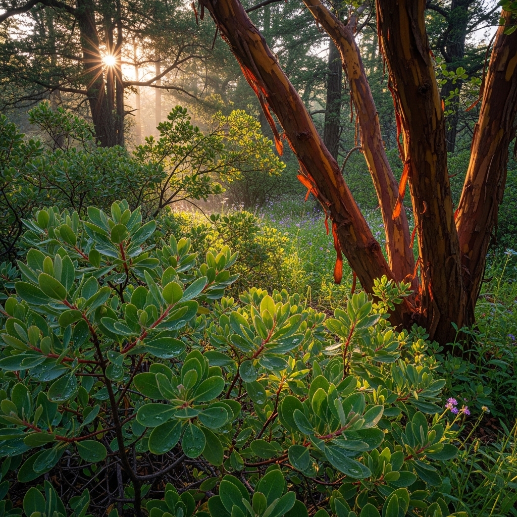 Manzanita Shrub Pictures: Identification by Leaves, Bark & Form