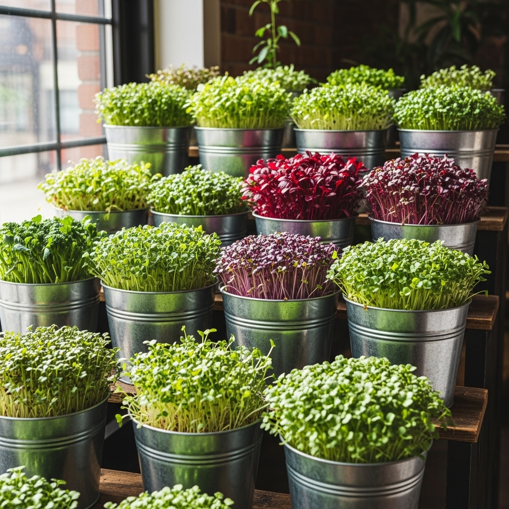 12. Microgreens Buckets