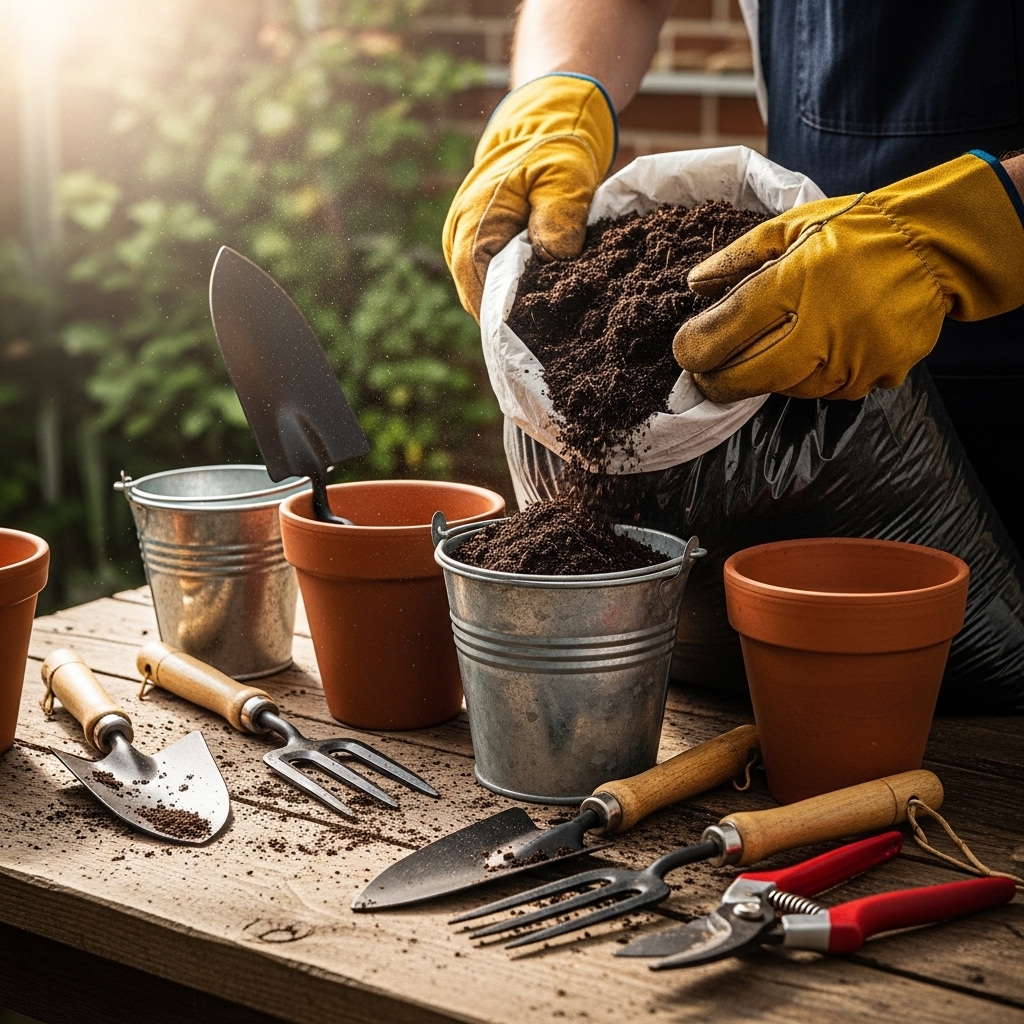 2. Use Quality Potting Soil