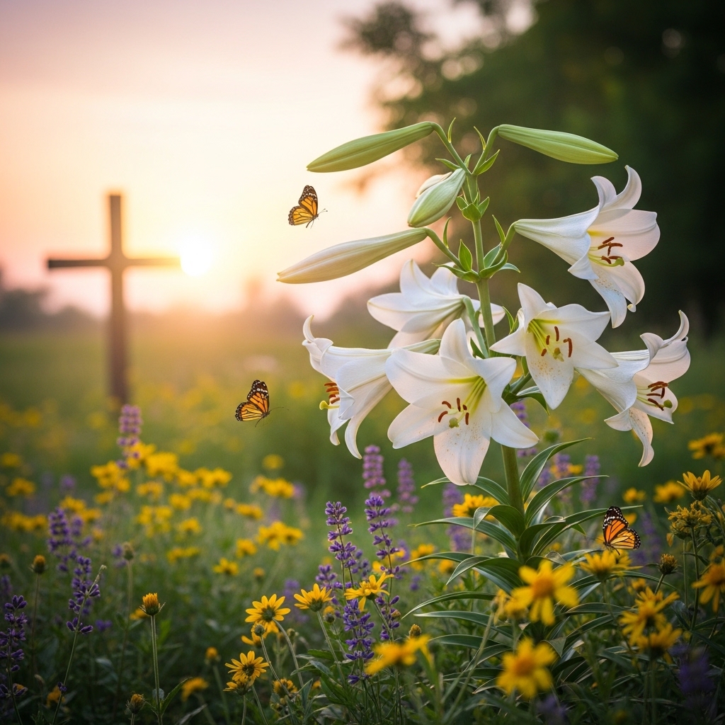 1. Easter Lily: Symbol of Purity and Resurrection