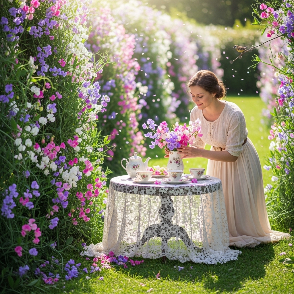 13. Sweet Peas: Representing Bliss