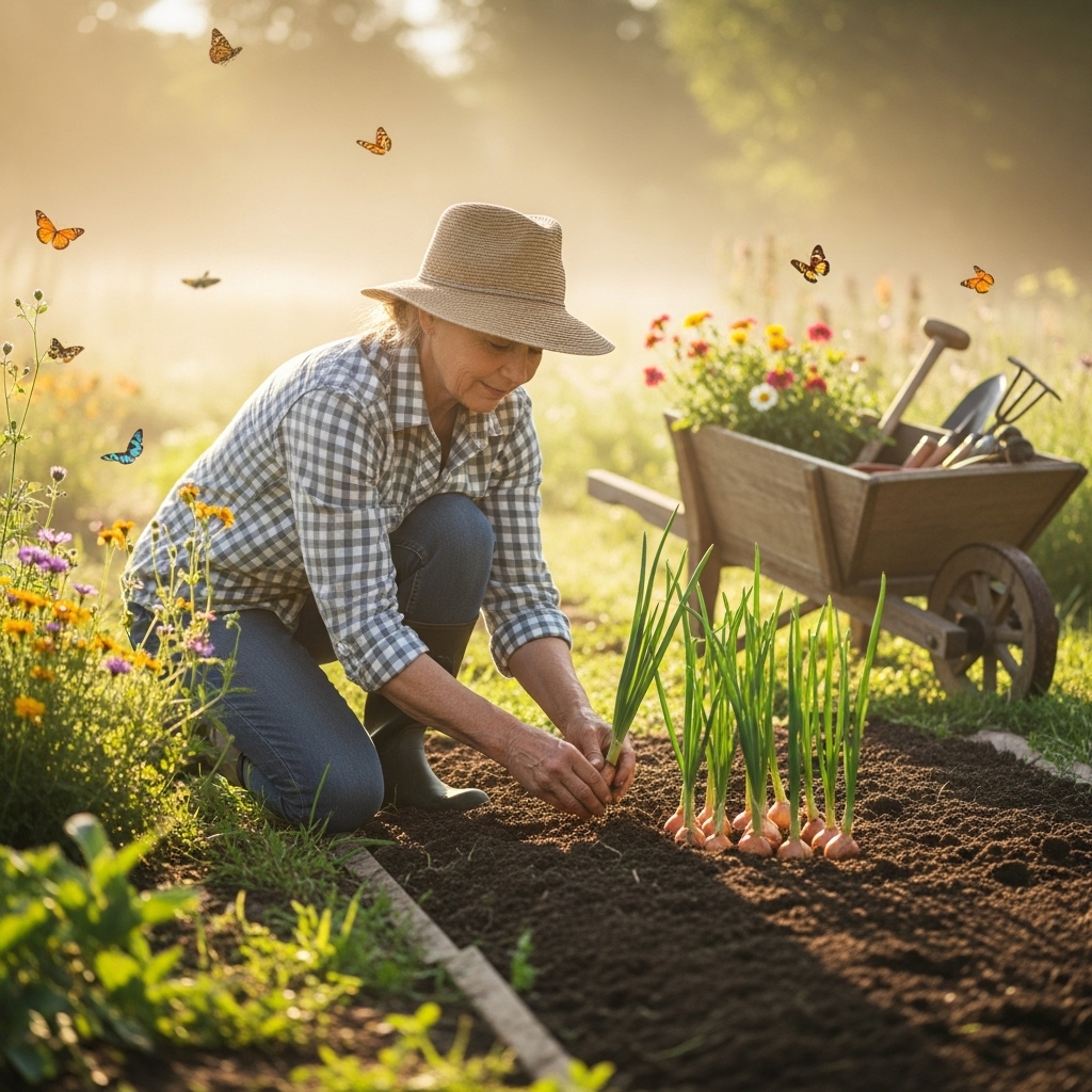 How to Plant Onions for Bigger Bulbs