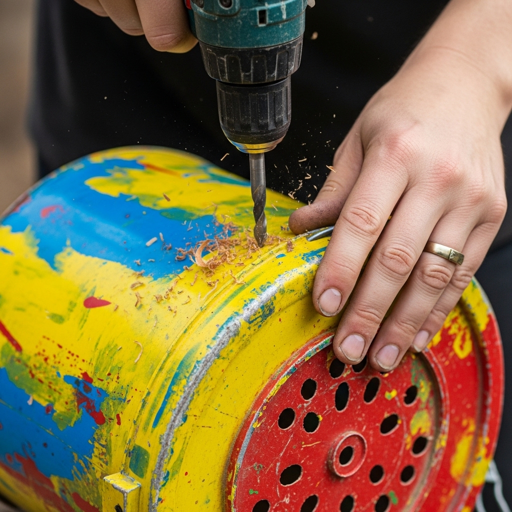 1. Drill Drainage Holes