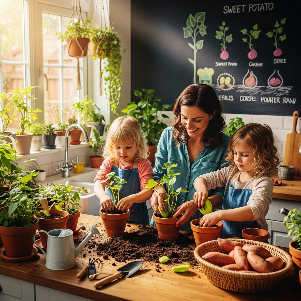 How to Grow a Sweet Potato Plant at Home