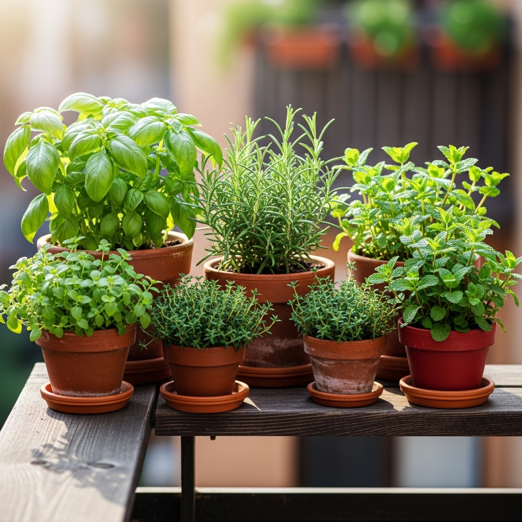 1. Herb Garden Buckets