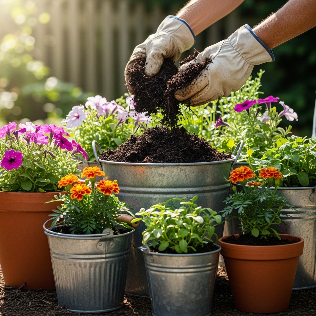 13. Add Mulch for Moisture Retention