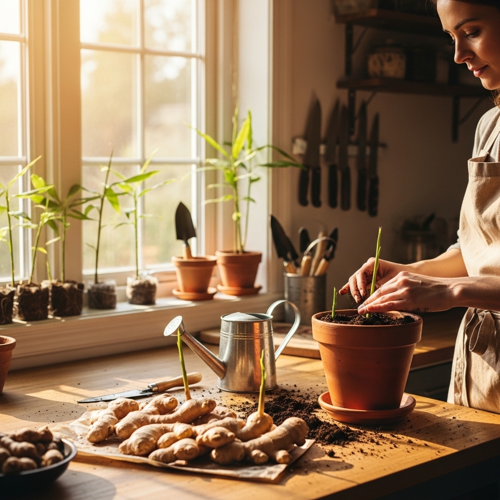 How to Grow Ginger Plants at Home (Simple Steps)