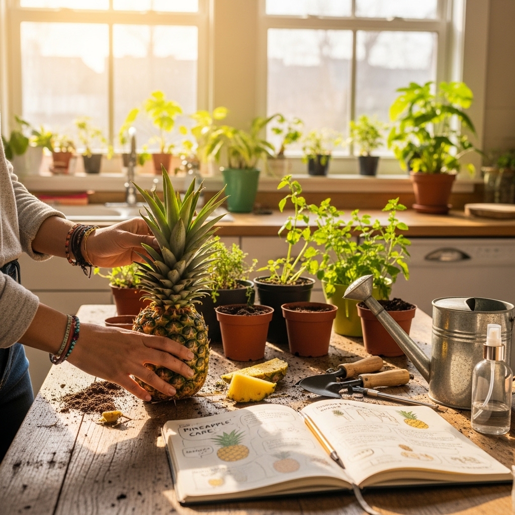How to Grow a Pineapple Plant From the Top Easily